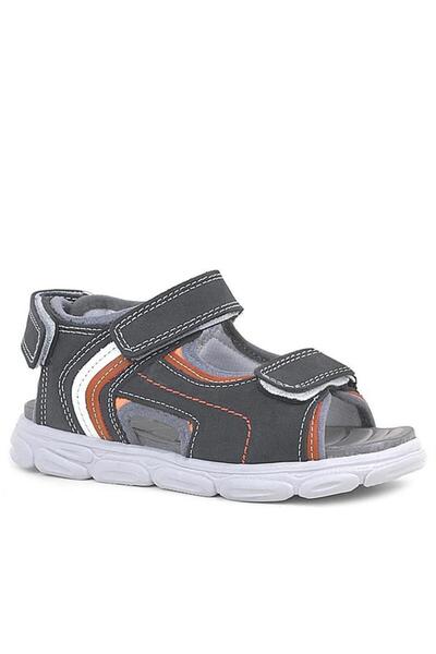 Rakerplus Сірий, помаранчевий, білий - дитячі сандалі з липучкою, виготовлені...