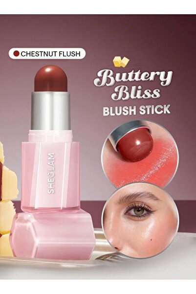 SHEGLAM Buttery Bliss Blush Stick - Kremsi Stick Allık-Chestnut Flush (Kestan...