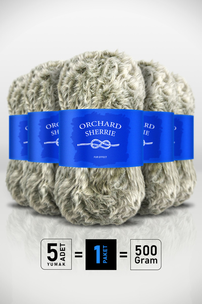 Orchard Sherrie مُزخرف باللون الأخضر - عبوة من 5 قطع - 100 جرام/60 متر - شعر ...