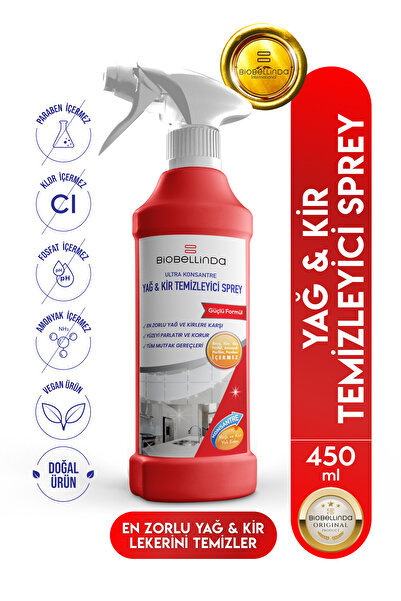 BioBellinda Doğal Yağ & Kir Temizleyici Spey 500 Ml