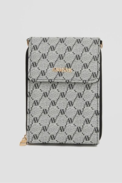 Armine Ženska siva točkasta Lančani kaiš delna ručna garnitura & Torba za ram...