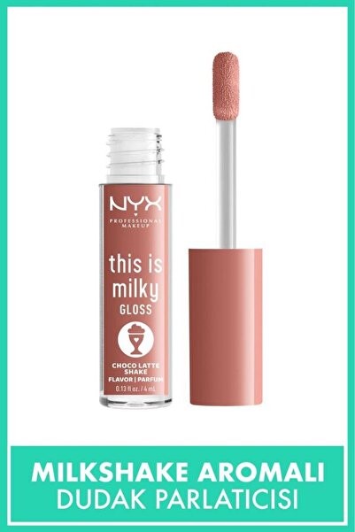 NYX Professional Makeup This is Milky Gloss Dudak Parlatıcısı - Choco Latte S...