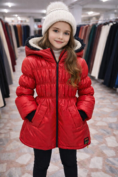 esmagül kids Şişme Kız Çocuk Mont