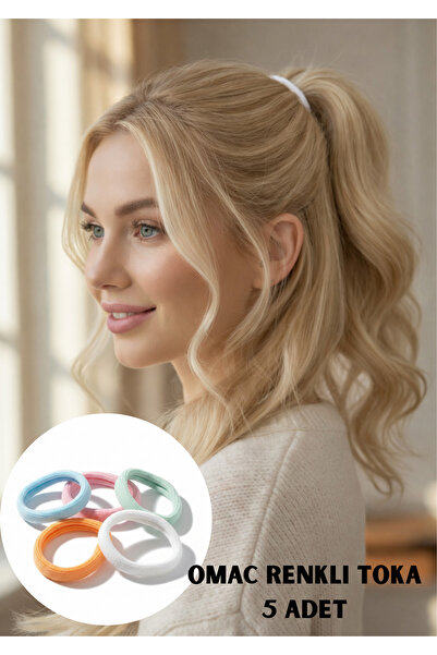 OMAC 5'Li Renkli Lastik Toka Seti