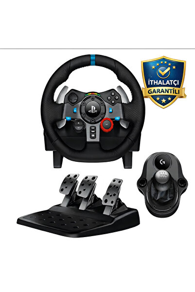 Logitech G G Series G29 PS5, PS4 ve PC Driving Force+Shifter Direksiyon Seti-...