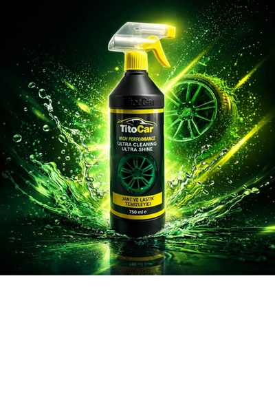 titocar Yeşil Renk Jant Ve Lastik Temizleme Sıvısı 750 ml