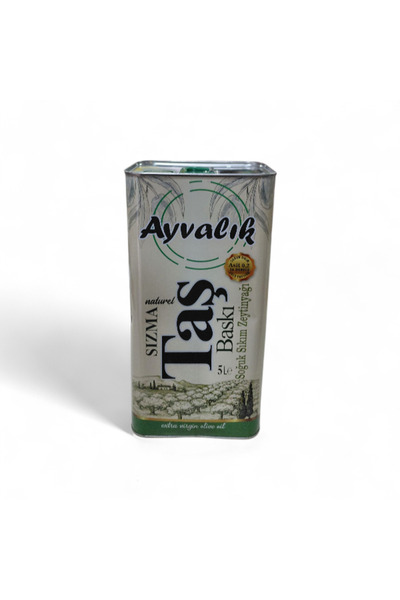 Kınalıkuzu Ayvalık Taşbaskı Sızma Zeytinyağı 5Kg