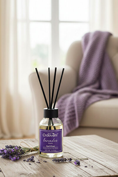 OrdoVeni Lavanta Kokulu Çubuklu Oda Kokusu 100ML | Doğal, Kalıcı & Ferahlatıc...