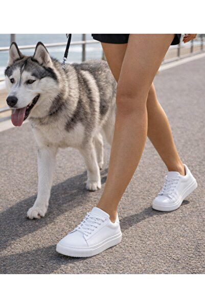 TwoEgoist Kadın Hakiki Deri Günlük Spor Ayakkabı Sneakers