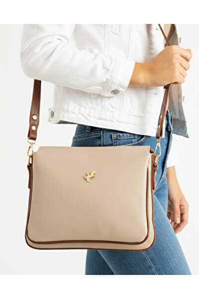 Çanta Trend Γυναικεία τσάντα χιαστί Miami Polo από συνθετικό δέρμα με ρυθμιζό...