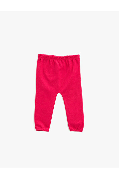 Koton Baby Girl Pink Sweatpants 2KMG49989OK
