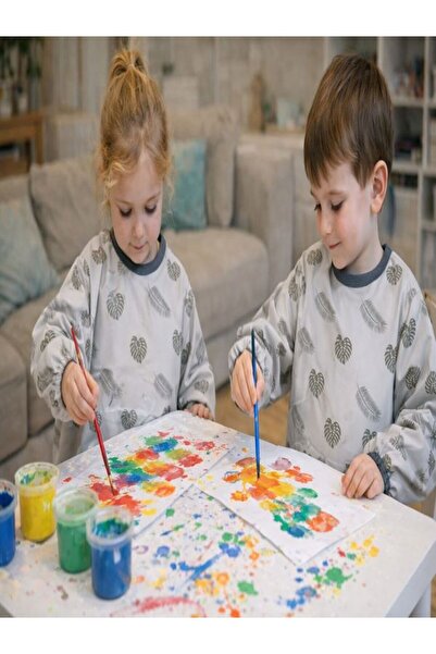 Aşkın Parti Evi 4-7 Years Old Liquid Proof, Long Sleeve Children's Activity P...
