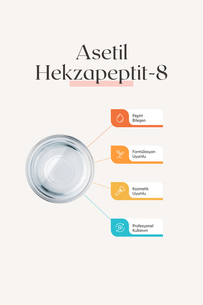 Nadir Kimya Asetil Hekzapeptit-8 50 Gr - (Acetyl Hexapeptide-8) - Kozmetik Hammadde