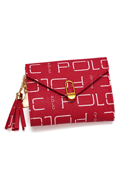 OEM Portofel de damă, piele ecologică, închidere cu capsă, compartimente mult...