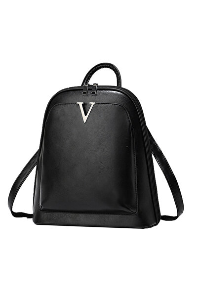 OEM 2-in-1 backpack for women, convertible into a bag, adjustable strap, black