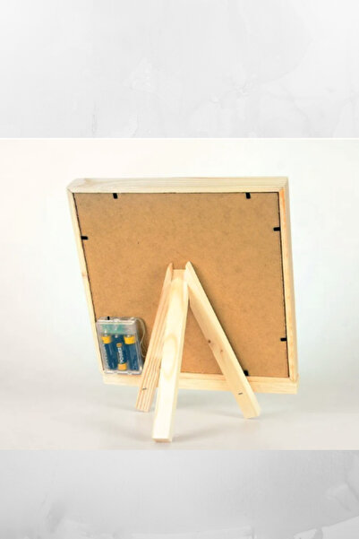 fikirstore Led Işıklı Ahşap Mesaj Panosu-letterboard- Ahşap Ayaklı (PİLLİ)
