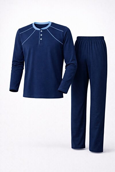 Mutlu City Men's Interlock Comfortable Fit Zero Collar High Quality Cotton Pa...