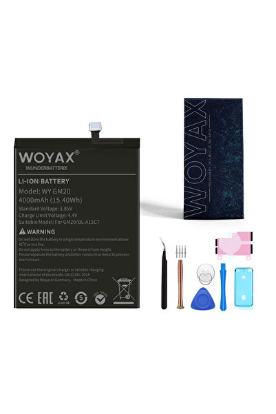 woyax General Mobile Gm20 Uyumlu Premium Batarya