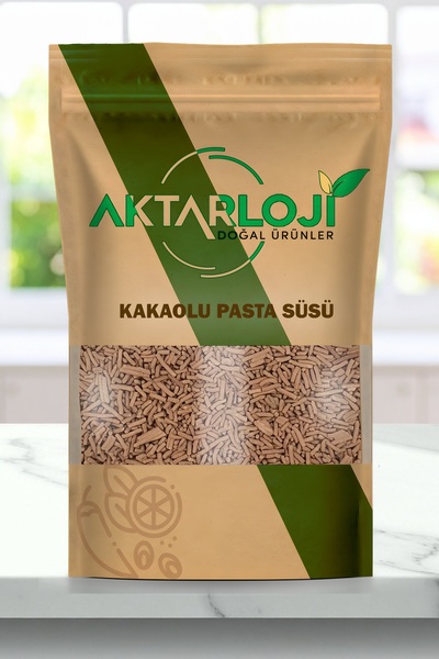 aktarloji 50 Gr Kakaolu Pasta Süsü / Pasta Süsleme Şekeri Granül - Katkısız &...