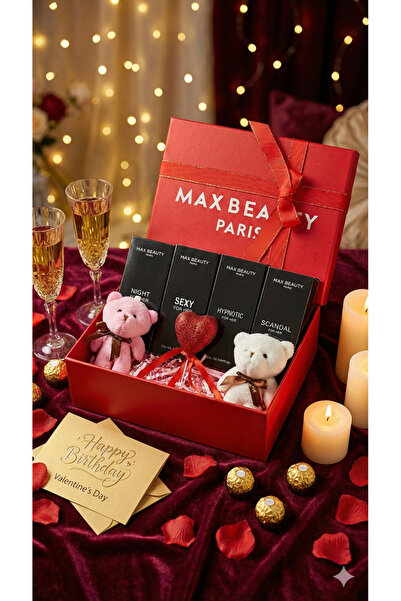 max beauty paris Sevgililer günü , Doğum günü Parfüm Hediye Seti - Kişiselleş...