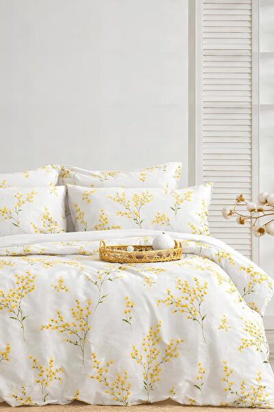 Always Двосторонній двоспальний комплект постільної білизни з гумкою та прост...