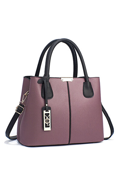 OEM Дамска чанта тип „тоут“, 7 отделения, изкуствена кожа, подвижна презрамка...