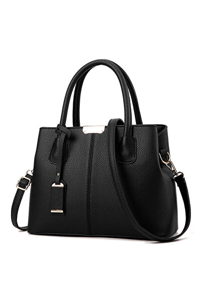 OEM Women's shoulder bag with two fixed handles, multiple compartments, penda...