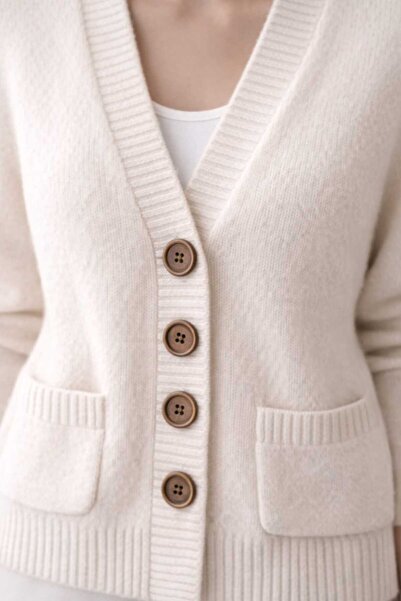 İMREN AKSESUAR Doğal Ahsap Tahta Düğme 2,5 Cm 1 Paket 5 Adet