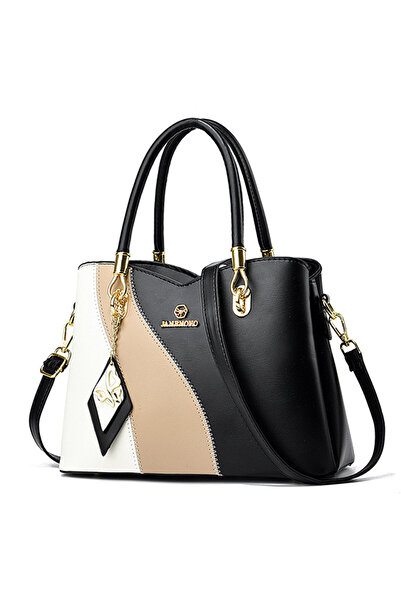 OEM Geantă de damă cu pandantiv fluture, curea de umăr, două mânere fixe, 6 c...