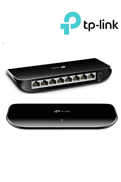 TP-LINK Tl-sg1008d 8 Port 10/100/1000 Mbps Switch Plastik Kasa