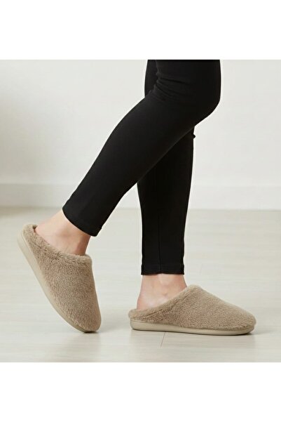GEZER Kadın Gondol Ev Terliği-Kışlık Terlik Sıcak Tutan Yumuşak