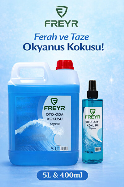 FREYR Okyanus Sprey Oda & Oto Koku Parfümü 5 Lt + 400 ml | Ev Ortam Kokusu & ...