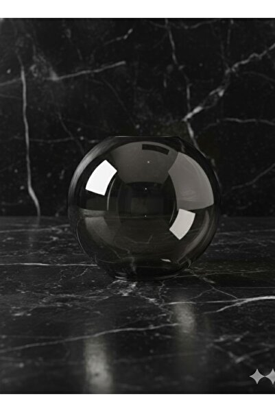 LİVORA LIGHTING Füme Rengi 15 cm Glop Fanus Avize Camı