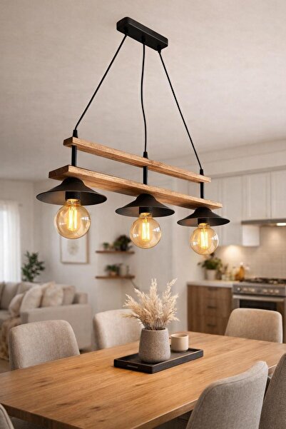 ONUR AVİZE Retro Rustik Salon Yatak Odası Ada Mutfak Balkon Kafe Ofis Eskitme...