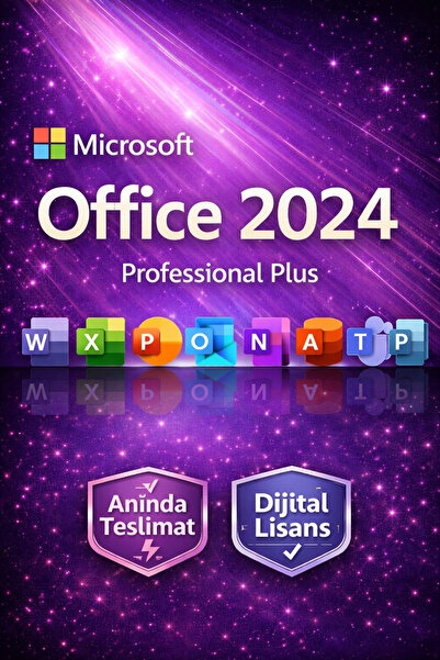 MICROSOFT Office 2024 Professional Plus - Dijital Teslimat-Kurulumda Birebir ...