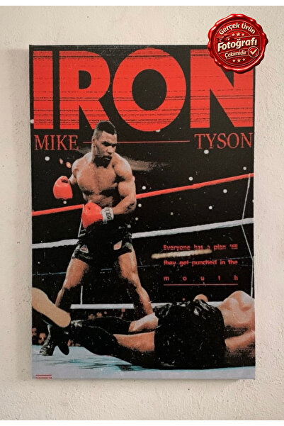 Kanvaspera Mike Tayson Iron Poster - Kanvas Tablo