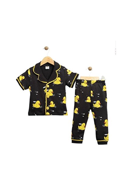 Minim Ördek Baskılı Yazlık Pijama Takımı