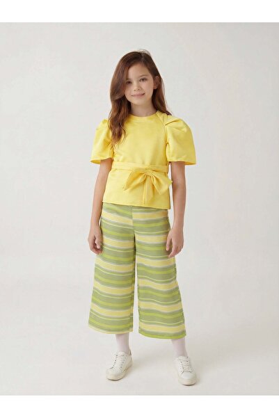 xo kids moda 6-12 Years Old Girl's Top and Bottom Set 5006