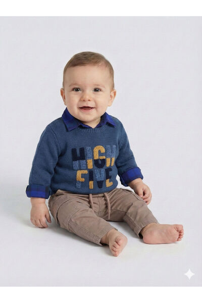 XO Kids Boy's 3-Piece Bottom and Top Set 6-36 Months 2519