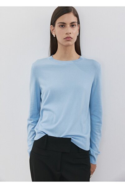 MANGO Woman Yuvarlak yaka triko kazak