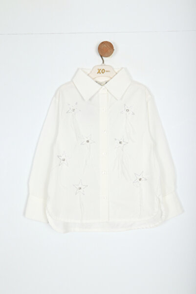 xo kids moda Kız Çocuk Gömlek 5-9 Yaş 36023