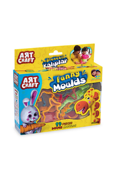 Sayıcı Kids Eğlenceli Kalıplar 19 Parça | Sağlık Testli Oyun Hamuru Aksesuar ...