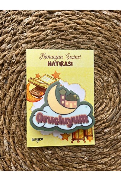 hemdemhediyelik 1 Adet Oruç Tutuyorum İlk Orucum Tekne Orucu Rozeti Ramazan H...