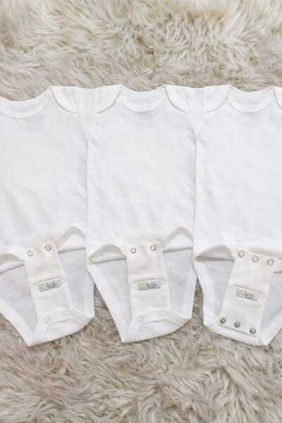 krm kerem bebe (Total 3 Pieces) 2 Pieces with 2 Snaps (8.5mm) 1 Piece with 3 ...