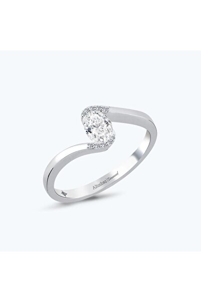 Altınbaş Pırlanta Oval Tektaş Yüzük