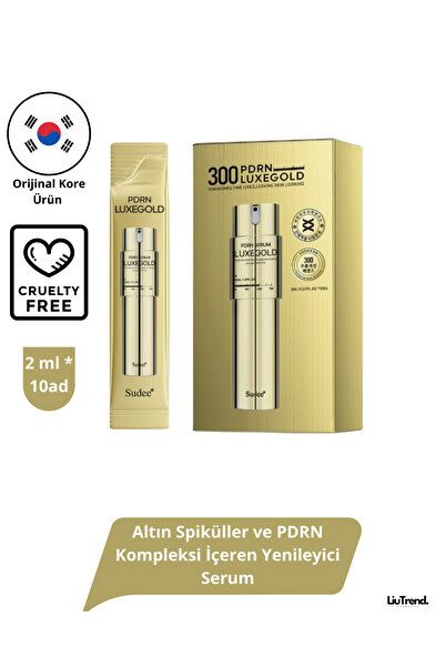 Sudee Luxegold PDRN 300 Renewal Serum (2 مل * 10 قطع) إشراقة الذهب وPDRN Lift...