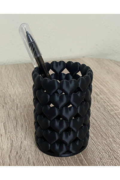 Filkorium3D Organizator Heart – Suport pentru pensule de machiaj, suport pent...