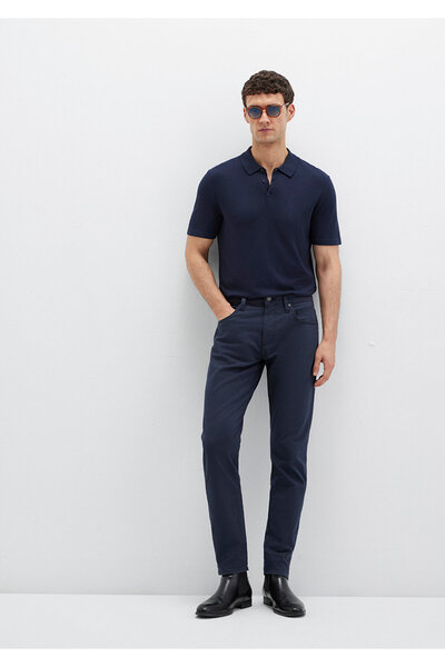 Mavi Milan Black Dark Gabardine Trousers 0081090690