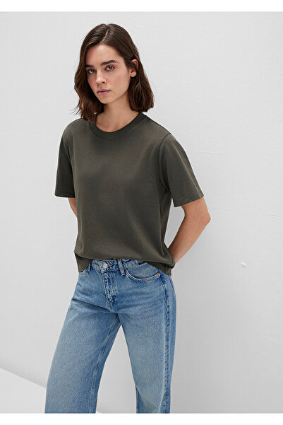 Mavi Μπλουζάκι Χακί Basic Interlock Loose Fit / Χαλαρή Άνετη Κοπή 1613820-71553