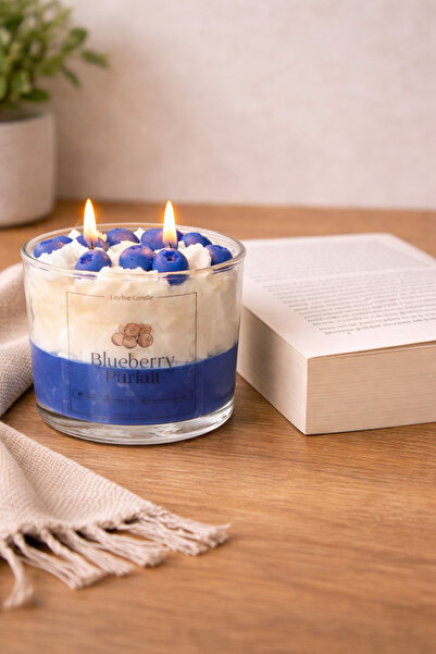 Loybie Candle Blueberry Parfait Yaban Mersini Kokulu Soya Mum